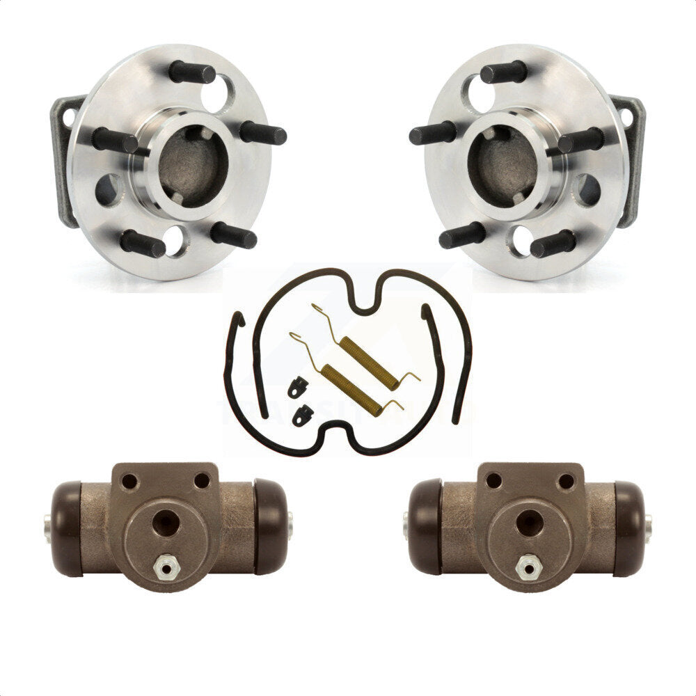 Wheel Cylinders & Hardware Hub Bearing Rear Kit For Buick LeSabre Oldsmobile 88