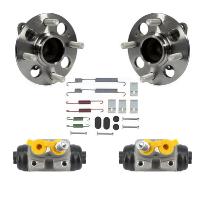 Wheel Cylinders And Hardware Hub Bearing Rear Kit For 2012-2017 Hyundai Accent
