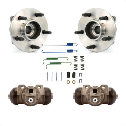 Wheel Cylinders And Hardware Hub Bearing Rear Kit For Saturn Vue Pontiac Torrent