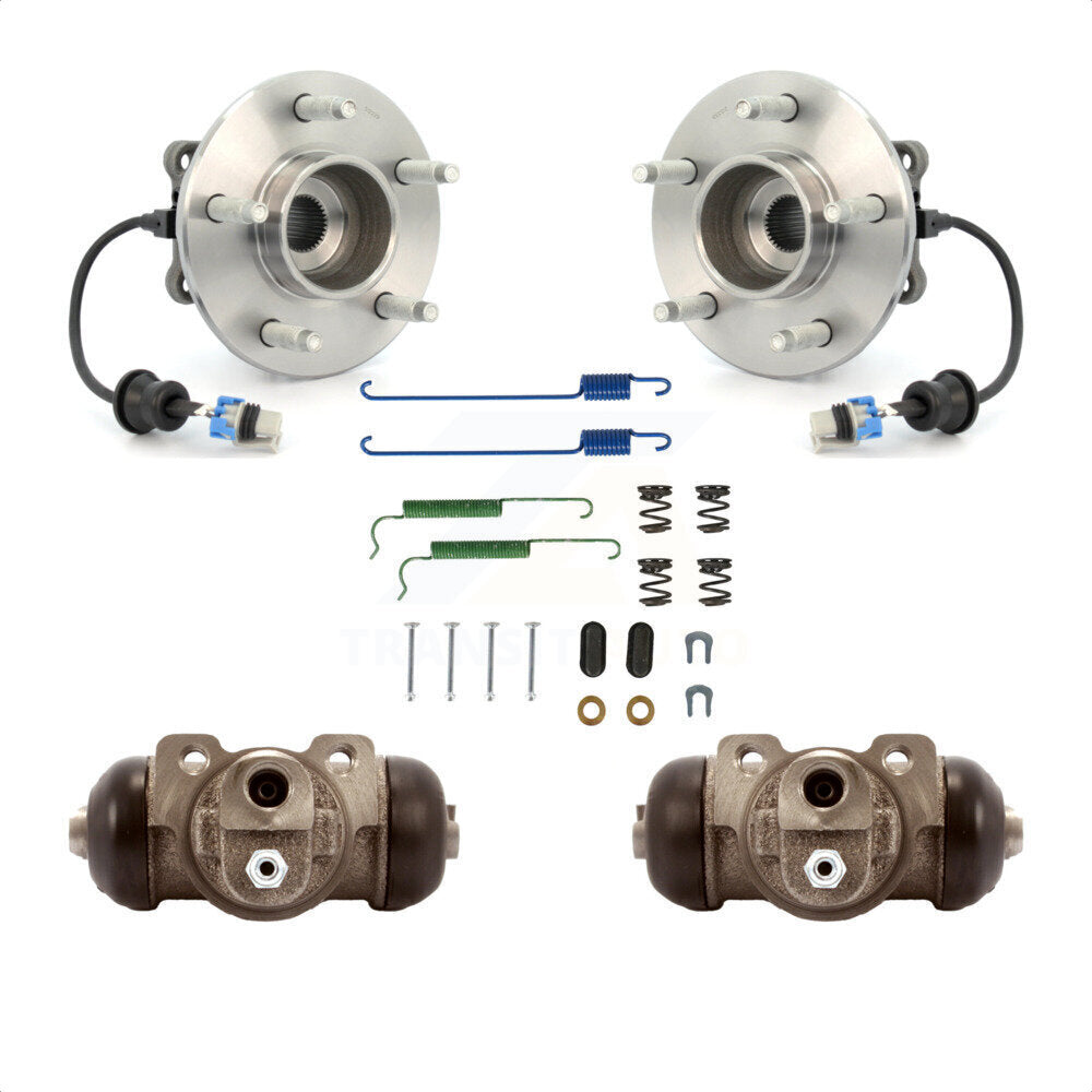 Wheel Cylinders & Hardware Hub Bearing Rear Kit For Chevrolet Equinox Saturn Vue