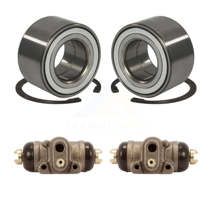 Wheel Cylinders & Bearing Rear Kit For Ford Escape Mazda Tribute Mercury Mariner