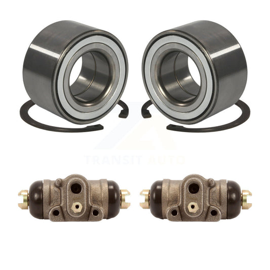 Wheel Cylinders & Bearing Rear Kit For Ford Escape Mazda Tribute Mercury Mariner