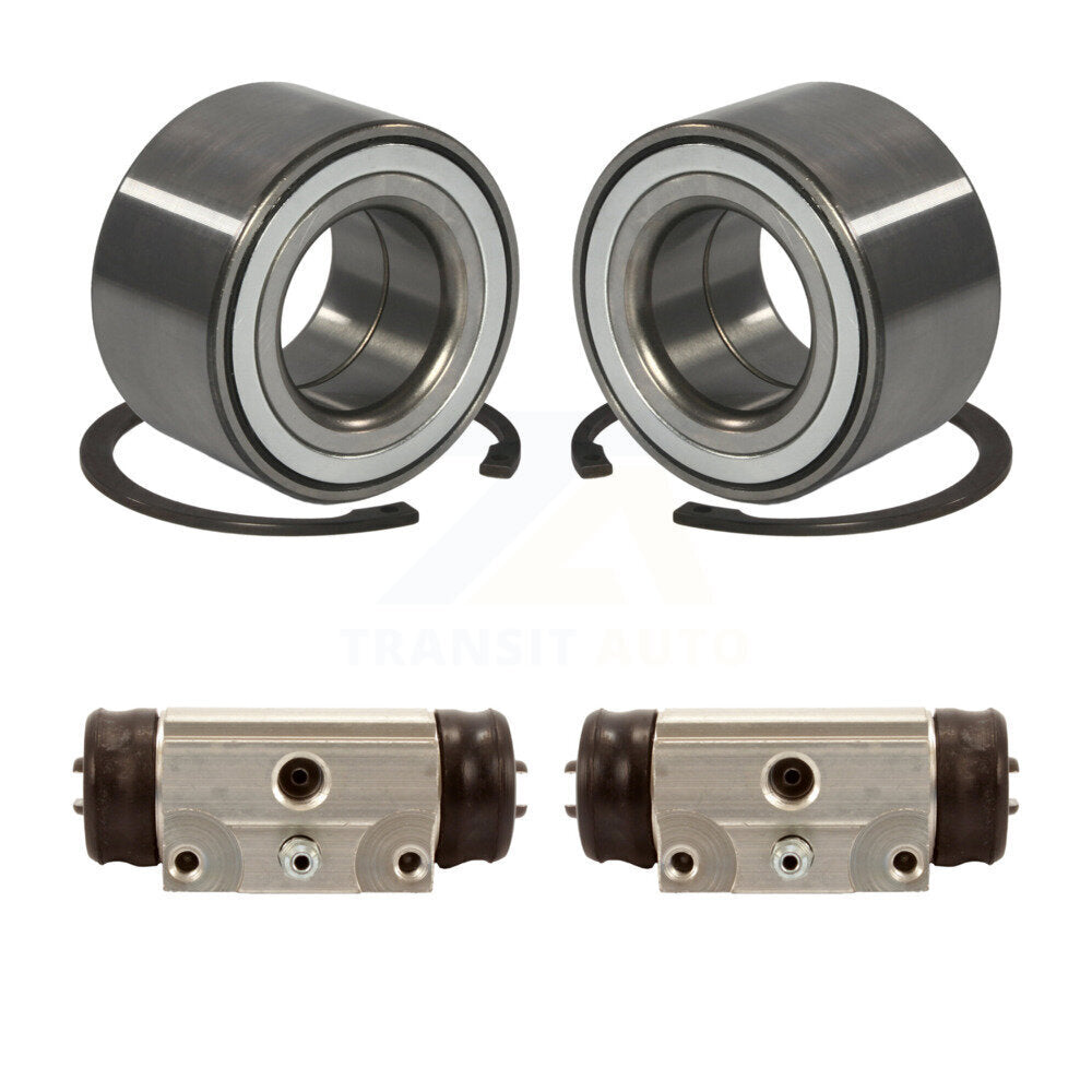 Wheel Cylinders & Bearing Rear Kit For Ford Escape Mazda Tribute Mercury Mariner