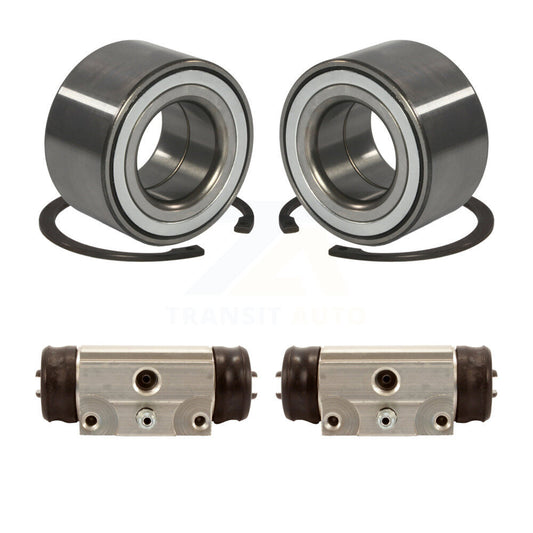 Wheel Cylinders & Bearing Rear Kit For Ford Escape Mazda Tribute Mercury Mariner