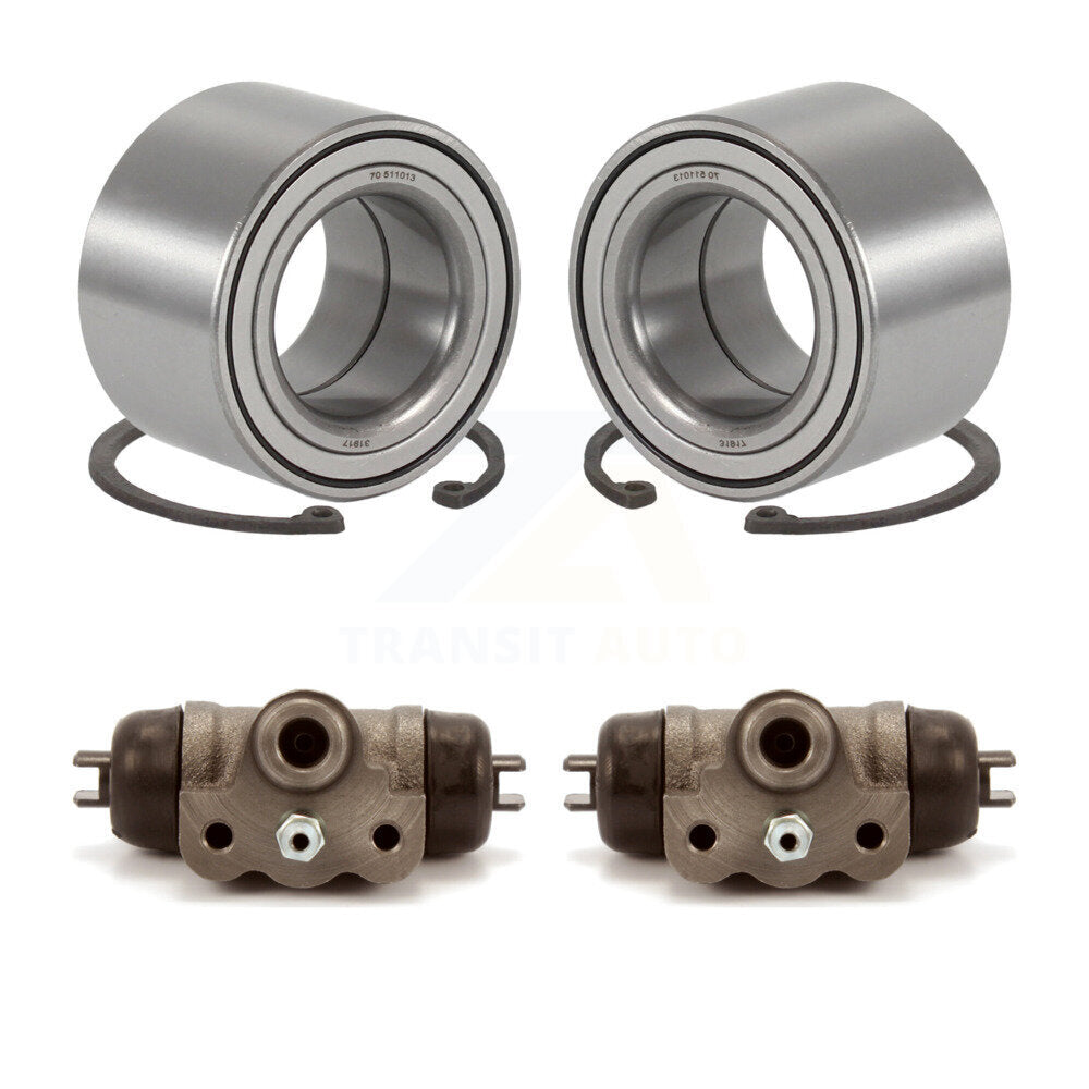 Wheel Cylinders And Bearing Rear Kit For Dodge Colt