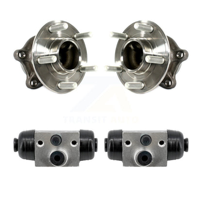Wheel Cylinders And Hub Bearing Rear Kit For Ford Focus With Parking Assist
