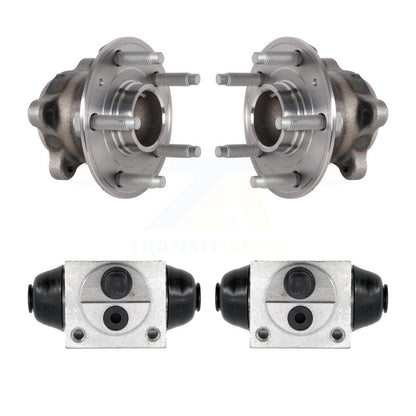Wheel Cylinders And Hub Bearing Assembly Rear Kit For 2016-2017 Chevrolet Sonic