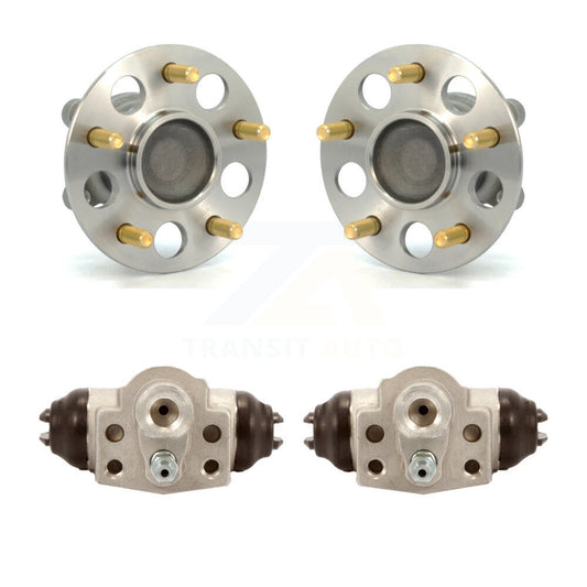 Wheel Cylinders And Hub Bearing Assembly Rear Kit For Honda Civic