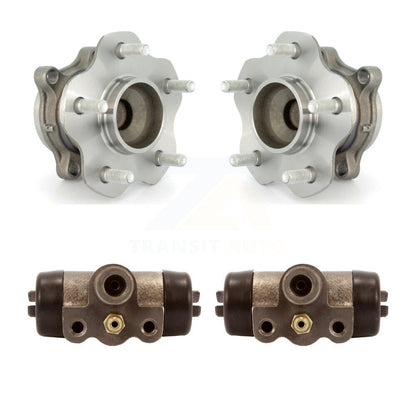 Wheel Cylinders And Hub Bearing Rear Kit For 2007-2012 Nissan Sentra 2.5L