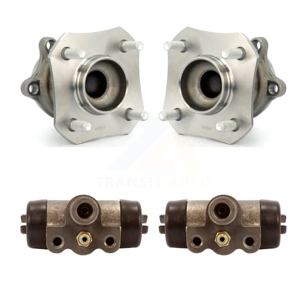 Wheel Cylinders And Hub Bearing Rear Kit For Nissan Sentra 2.0L with 4-Wheel ABS