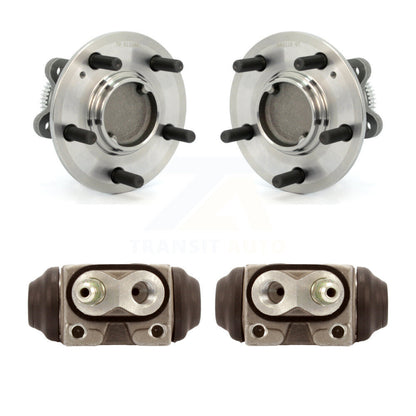 Wheel Cylinders And Hub Bearing Rear Kit For 2006 Kia Magentis With 5 Lug Wheels