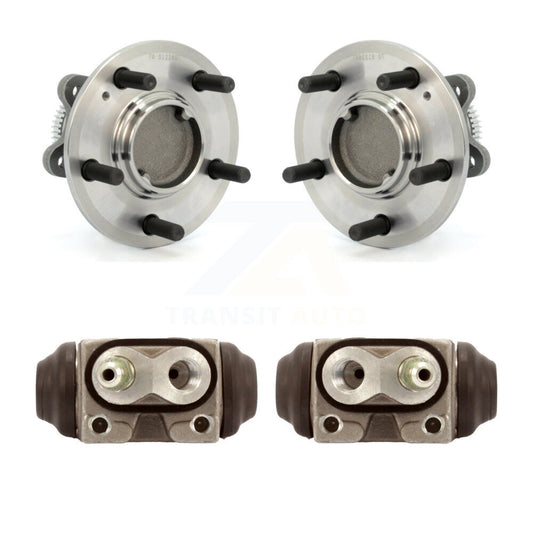 Wheel Cylinders And Hub Bearing Rear Kit For 2006 Kia Magentis With 5 Lug Wheels