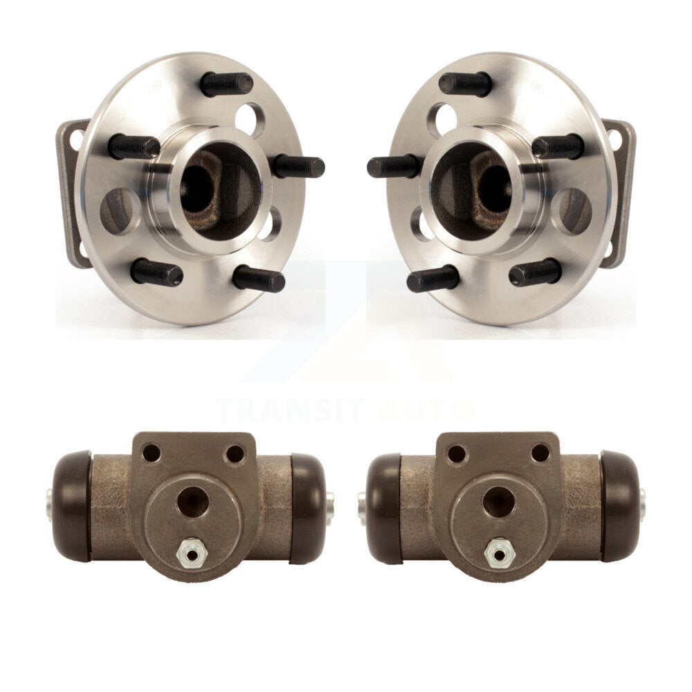 Wheel Cylinders Hub Bearing Rear Kit For Pontiac Montana Chevrolet Venture Trans