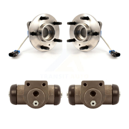 Wheel Cylinders & Hub Bearing Rear Kit For Pontiac Montana Chevrolet Venture AWD