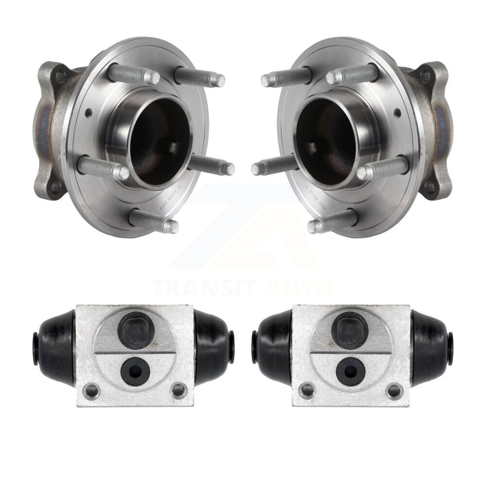 Wheel Cylinders Hub Bearing Rear Kit For Chevrolet Cruze With 16" Factory Wheels