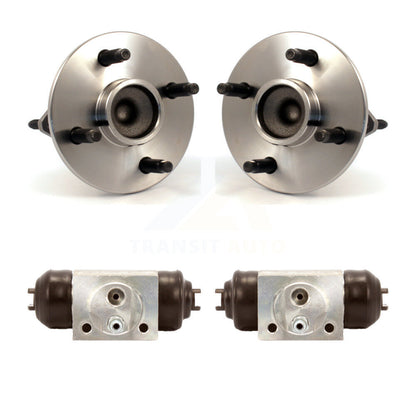 Wheel Cylinders Hub Bearing Rear Kit For Chevrolet Cobalt Pontiac G5 Saturn Ion