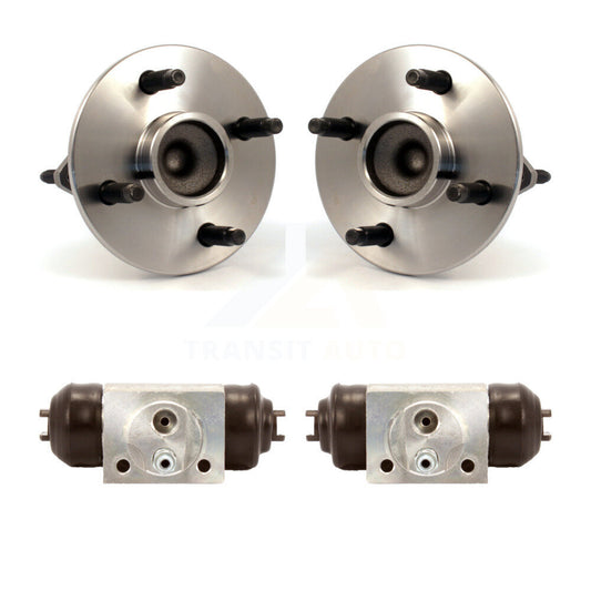Wheel Cylinders Hub Bearing Rear Kit For Chevrolet Cobalt Pontiac G5 Saturn Ion