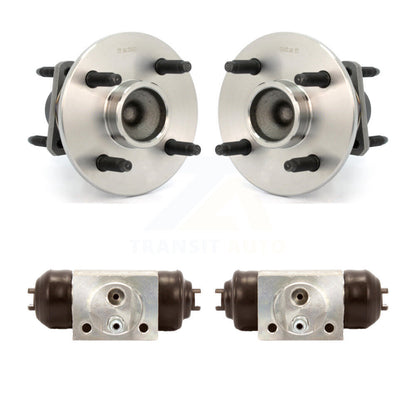 Wheel Cylinders Hub Bearing Rear Kit For Chevrolet Cobalt Pontiac G5 Saturn Ion