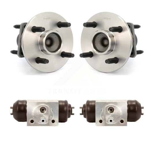 Wheel Cylinders Hub Bearing Rear Kit For Chevrolet Cobalt Pontiac G5 Saturn Ion