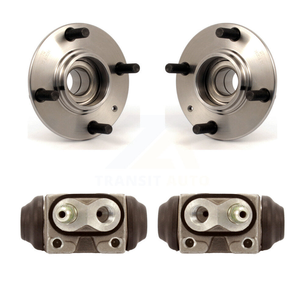 Wheel Cylinders And Hub Bearing Assembly Rear Kit For Hyundai Elantra Non-ABS