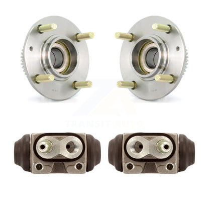 Wheel Cylinders And Hub Bearing Rear Kit For Hyundai Elantra 4-Wheel ABS