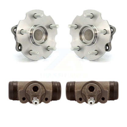Wheel Cylinders And Hub Bearing Assembly Rear Kit For 2006 Toyota RAV4 FWD