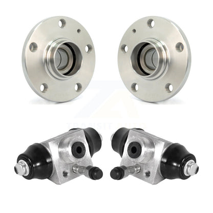 Wheel Cylinders And Hub Bearing Assembly Rear Kit For Volkswagen Jetta Beetle