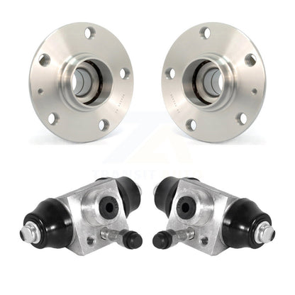 Wheel Cylinders And Hub Bearing Assembly Rear Kit For Volkswagen Jetta Beetle