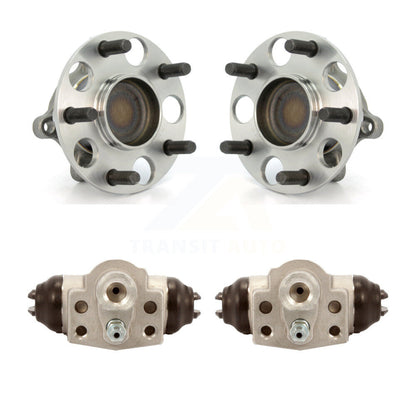 Wheel Cylinders And Hub Bearing Assembly Rear Kit For Honda Civic