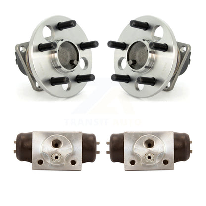 Wheel Cylinders And Hub Bearing Rear Kit For Pontiac Sunfire Chevrolet Cavalier