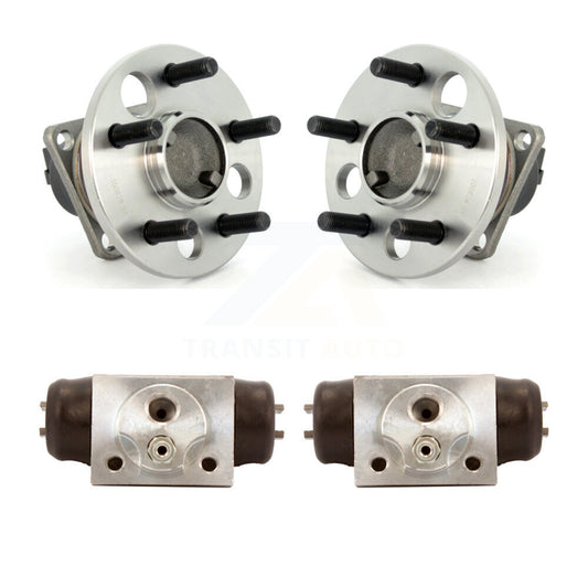 Wheel Cylinders And Hub Bearing Rear Kit For Pontiac Sunfire Chevrolet Cavalier