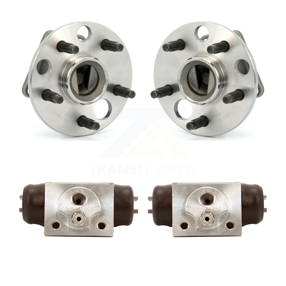 Wheel Cylinders And Hub Bearing Rear Kit For Pontiac Sunfire Chevrolet Cavalier