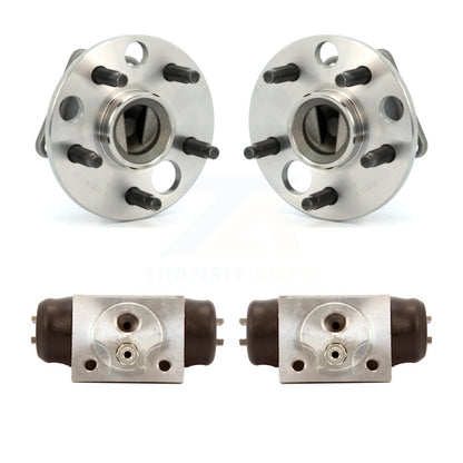Wheel Cylinders And Hub Bearing Rear Kit For Pontiac Sunfire Chevrolet Cavalier