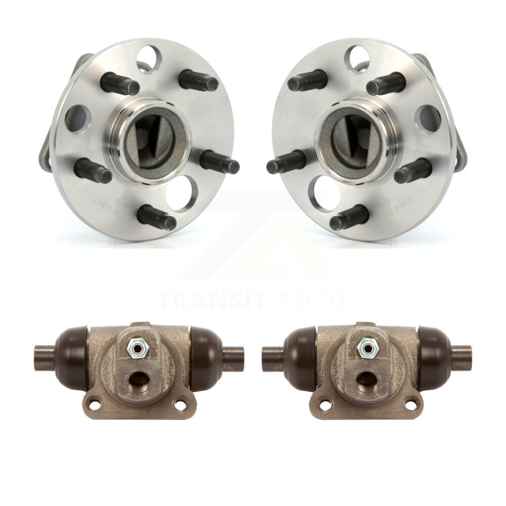 Wheel Cylinders Hub Bearing Rear Kit For Chevrolet Cavalier Pontiac Buick Grand