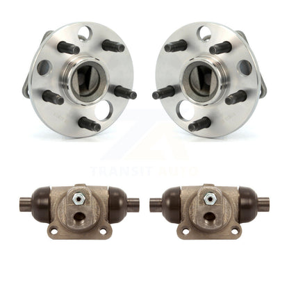 Wheel Cylinders Hub Bearing Rear Kit For Chevrolet Cavalier Pontiac Buick Grand