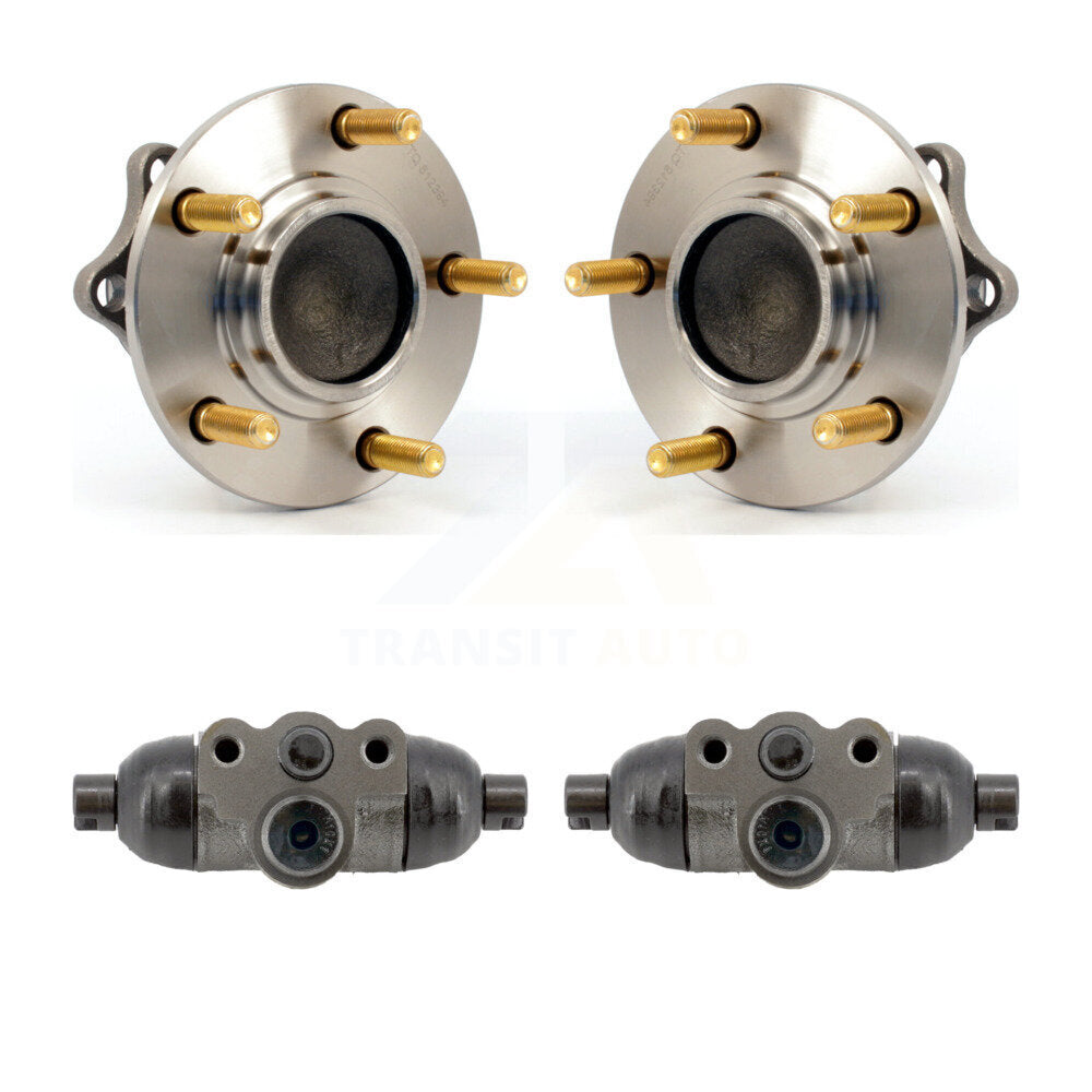 Wheel Cylinders And Hub Bearing Assembly Rear Kit For Mitsubishi Lancer