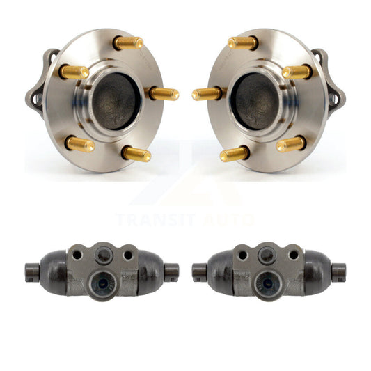 Wheel Cylinders And Hub Bearing Assembly Rear Kit For Mitsubishi Lancer