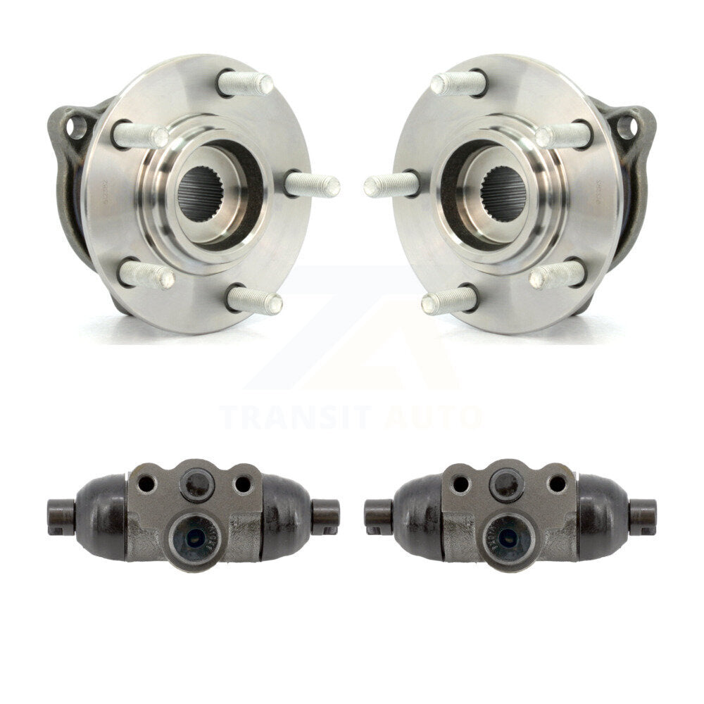 Wheel Cylinders And Hub Bearing Assembly Rear Kit For Mitsubishi Lancer