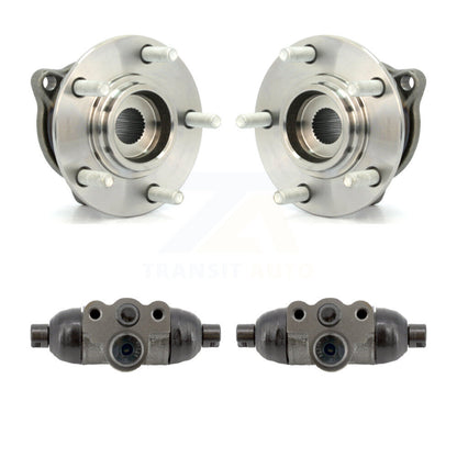 Wheel Cylinders And Hub Bearing Assembly Rear Kit For Mitsubishi Lancer