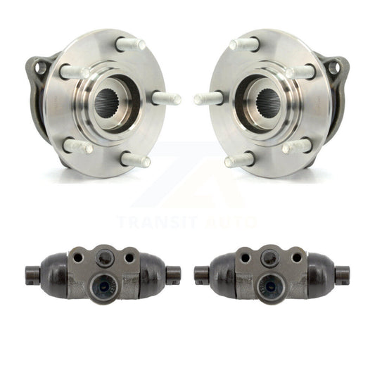 Wheel Cylinders And Hub Bearing Assembly Rear Kit For Mitsubishi Lancer