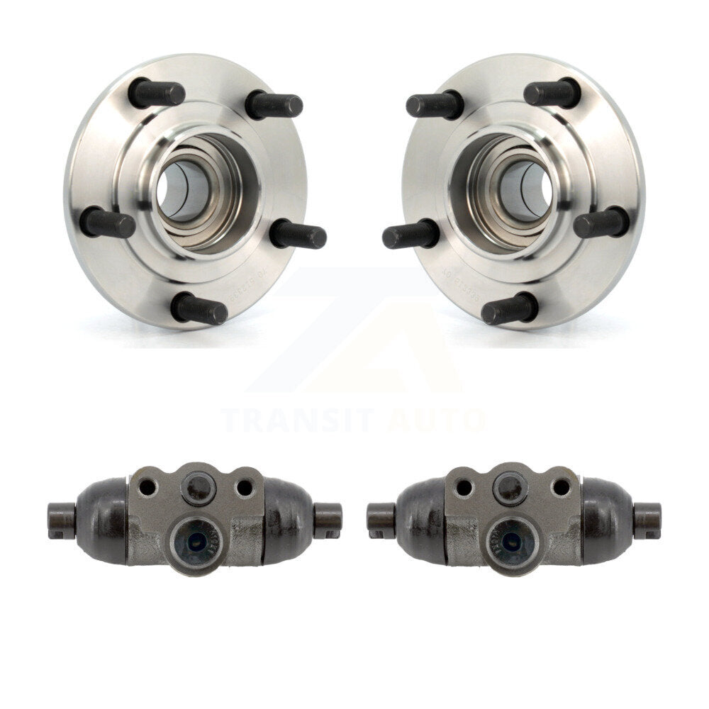 Wheel Cylinders And Hub Bearing Assembly Rear Kit For Mitsubishi Lancer