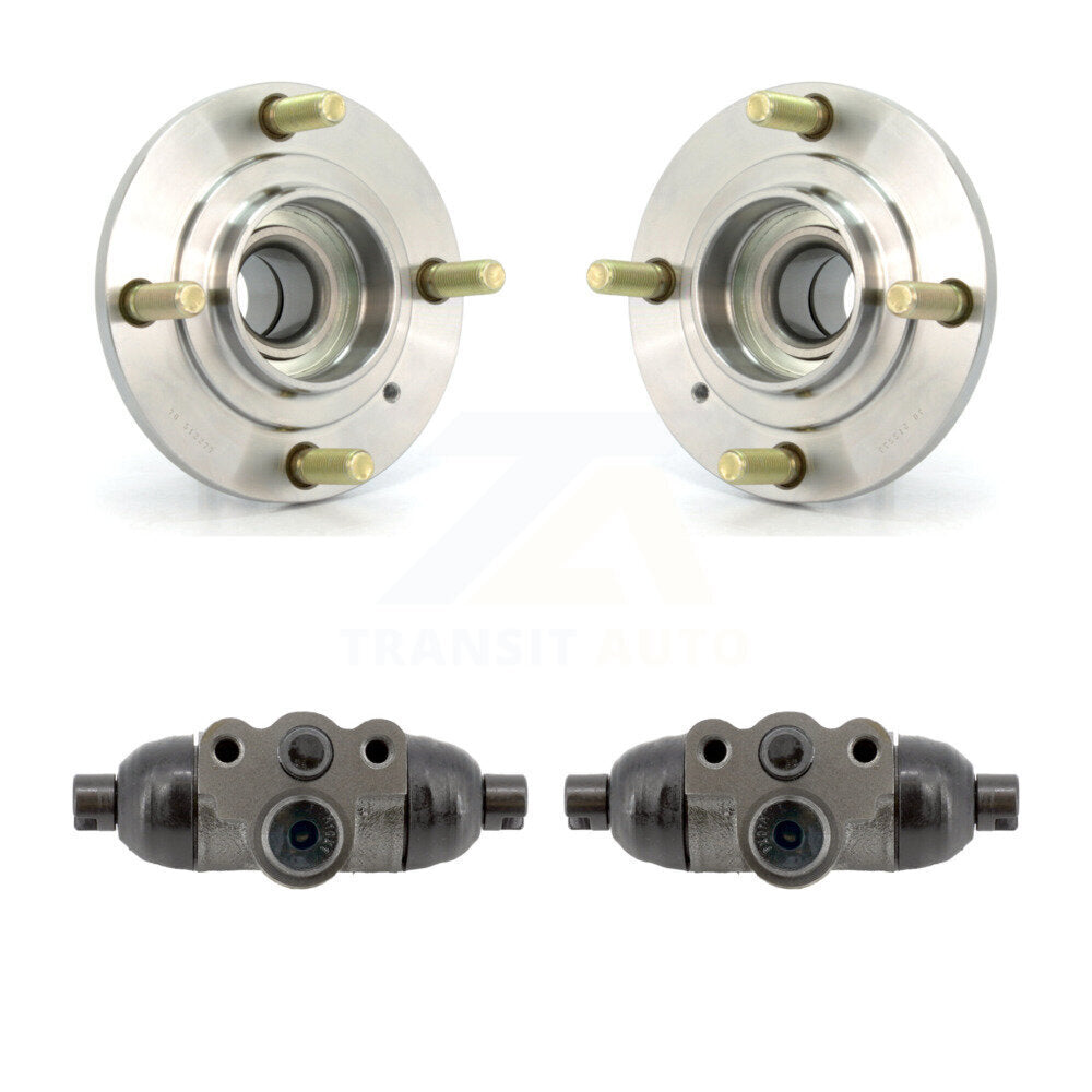 Wheel Cylinders And Hub Bearing Assembly Rear Kit For Mitsubishi Lancer