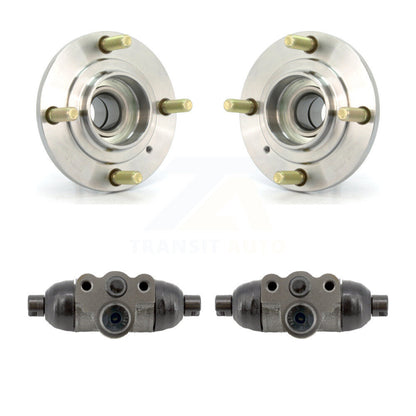 Wheel Cylinders And Hub Bearing Assembly Rear Kit For Mitsubishi Lancer