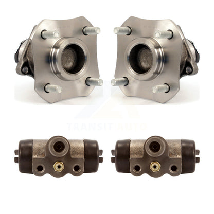 Wheel Cylinders And Hub Bearing Assembly Rear Kit For Nissan Versa