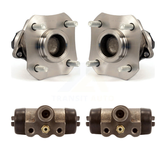 Wheel Cylinders And Hub Bearing Assembly Rear Kit For Nissan Versa