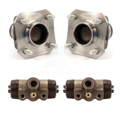 Wheel Cylinders And Hub Bearing Assembly Rear Kit For Nissan Versa