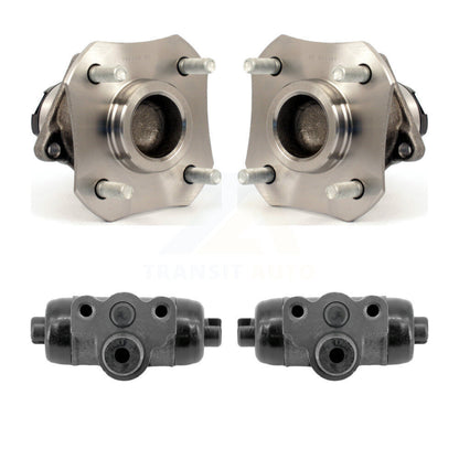 Wheel Cylinders And Hub Bearing Assembly Rear Kit For Nissan Versa