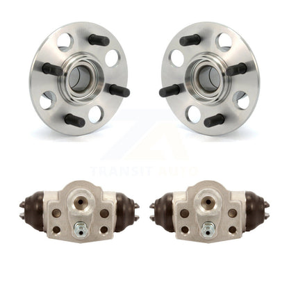 Wheel Cylinders And Hub Bearing Assembly Rear Kit For Honda Fit Insight