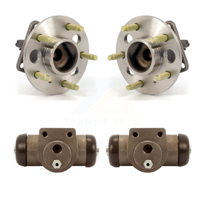 Wheel Cylinders And Hub Bearing Assembly Rear Kit For Cadillac DeVille