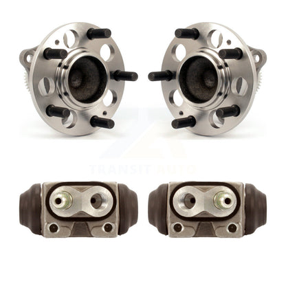 Wheel Cylinders And Hub Bearing Assembly Rear Kit For 2011 Hyundai Elantra 1.8L